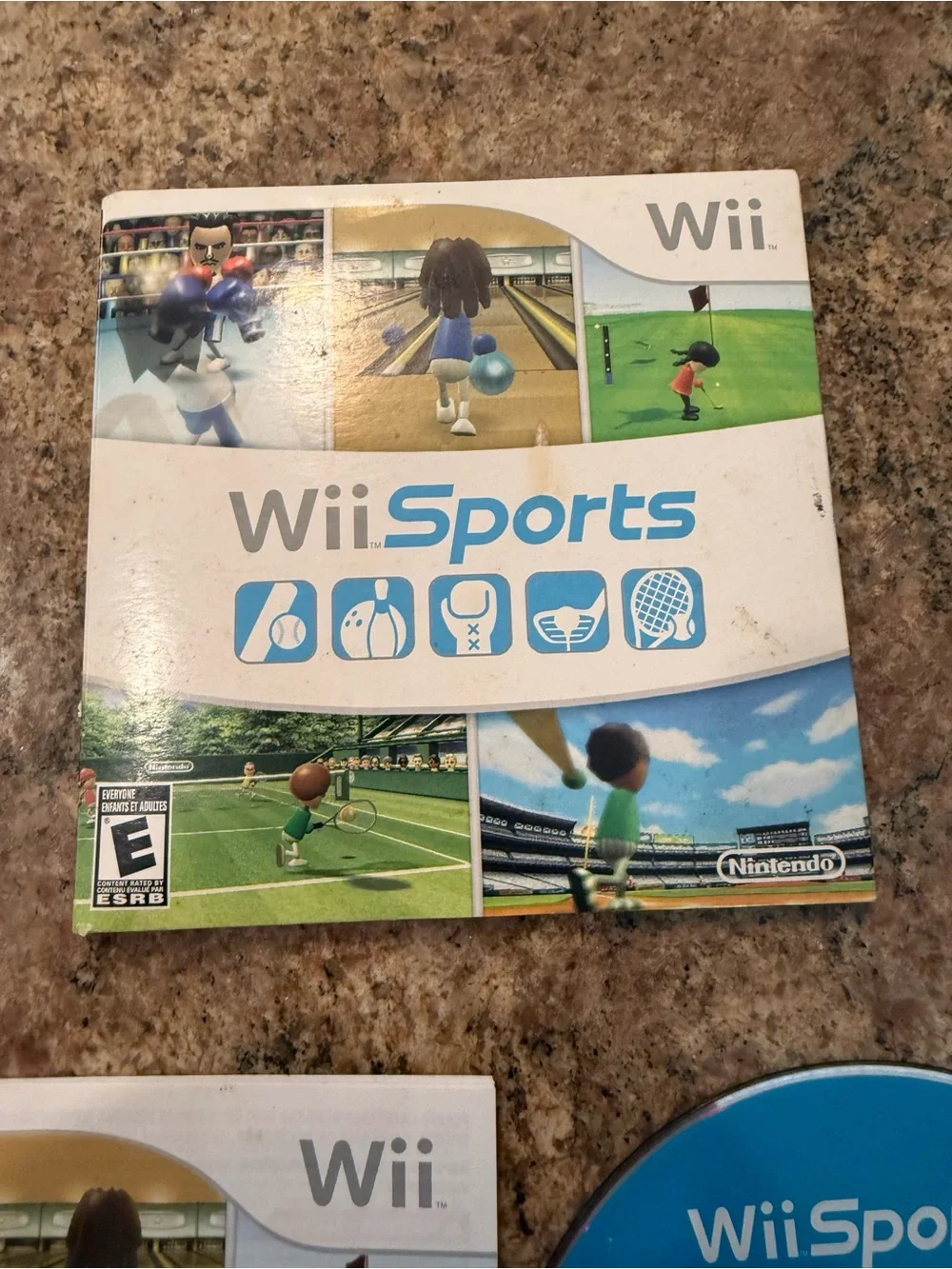 Nintendo Wii Sports Game Disc + Case  **DETAILS*